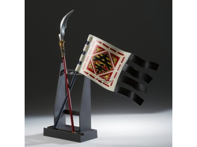 KINGDOM -Drapeau de Shin & Glaive de Ohki -Figurine Grandista 2/2 32cm 