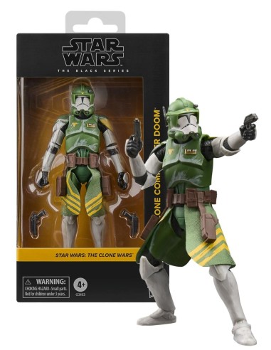 THE CLONE WARS - Commandant Clone Doom - Figurine Black Series 15cm 