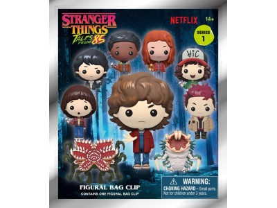 STRANGER THINGS TALES 85 - Series 1 -3D Foam Bag Clip (Display 24 Pcs) 