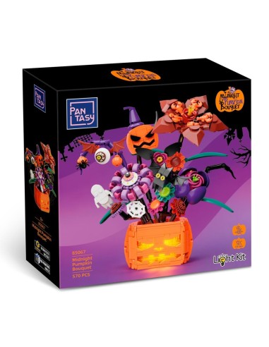 PANTASY - Bouquet Citrouille de minuit - Bloc de Construction 570 pcs 