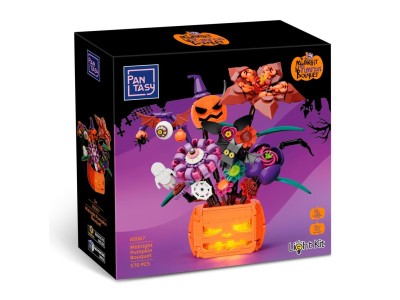 PANTASY - Bouquet Citrouille de minuit - Bloc de Construction 570 pcs 