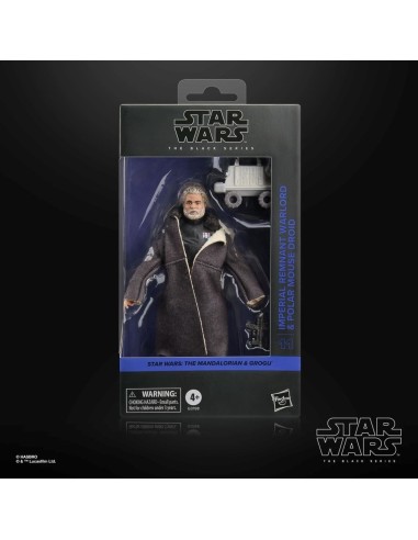 MANDALORIAN & GROGU - Imperial Warlord - Figurine Black Series 15cm 