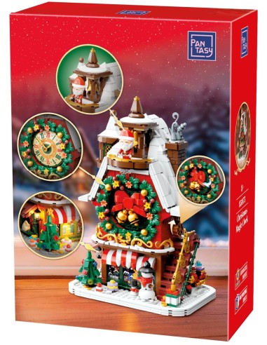 PANTASY - Horloge Magique de Noel - Bloc de Construction 1269 pcs 