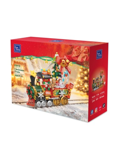 PANTASY - Train de Noel - Bloc de Construction 588 pcs 