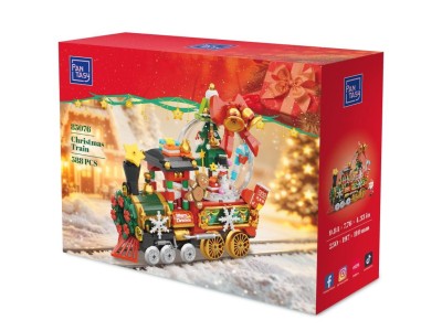 PANTASY - Train de Noel - Bloc de Construction 588 pcs 