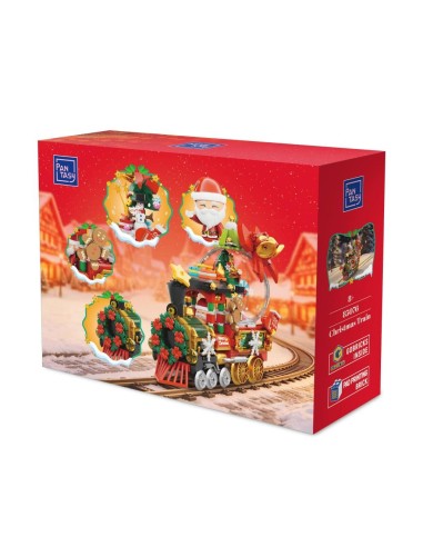 PANTASY - Train de Noel - Bloc de Construction 588 pcs 