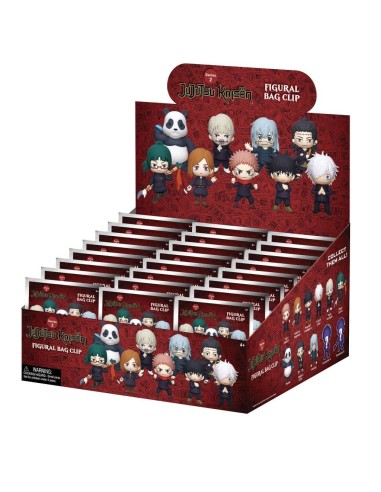 JUJUTSU KAISEN - Series 2 - 3D Foam Bag Clip (Display 24 Pcs) 