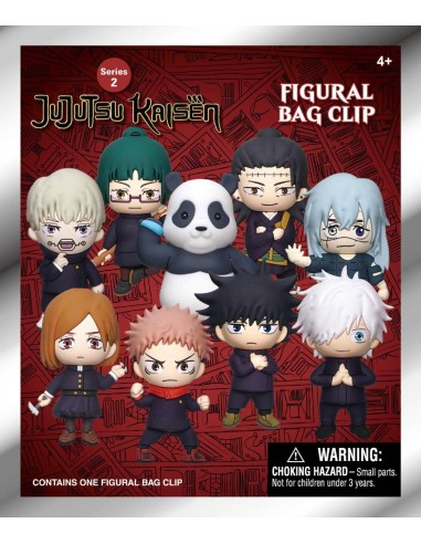 JUJUTSU KAISEN - Series 2 - 3D Foam Bag Clip (Display 24 Pcs) 