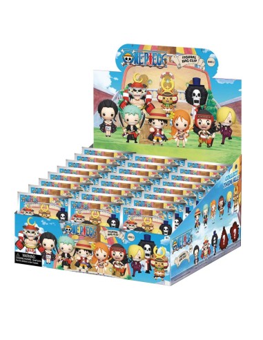ONE PIECE - Series 2 - 3D Foam Bag Clip (Display 24 Pcs) 