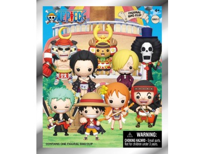 ONE PIECE - Series 2 - 3D Foam Bag Clip (Display 24 Pcs) 