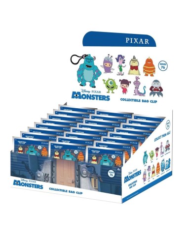 MONSTRES ET CIE - Series 76 - 3D Foam Bag Clip (Display 24 Pcs) 