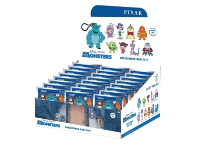 MONSTRES ET CIE - Series 76 - 3D Foam Bag Clip (Display 24 Pcs) 