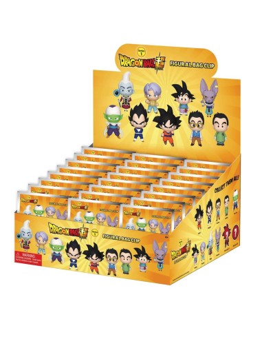 DRAGON BALL SUPER - Series 1 - 3D Foam Bag Clip (Display 24 Pcs) 