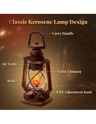 PANTASY - Lampe au Kérosène - Bloc de Construction 379 pcs 