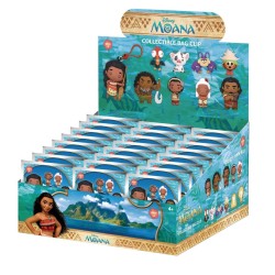 VAIANA - Series 2 - 3D Foam Bag Clip (Display 24 Pcs) 