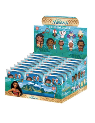 VAIANA - Series 2 - 3D Foam Bag Clip (Display 24 Pcs) 