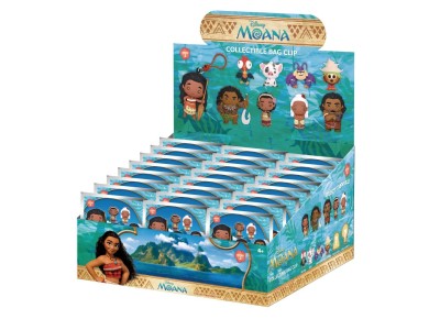VAIANA - Series 2 - 3D Foam Bag Clip (Display 24 Pcs) 