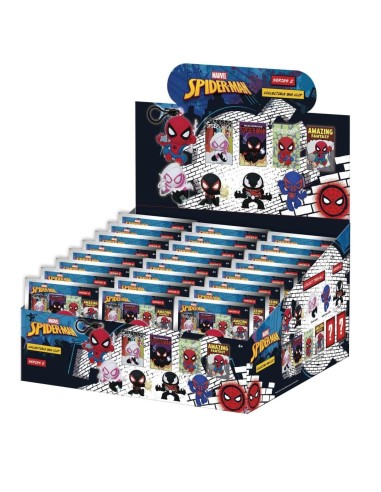 SPIDER-MAN CLASSIC - Series 2 - 3D Foam Bag Clip (Display 24 Pcs) 