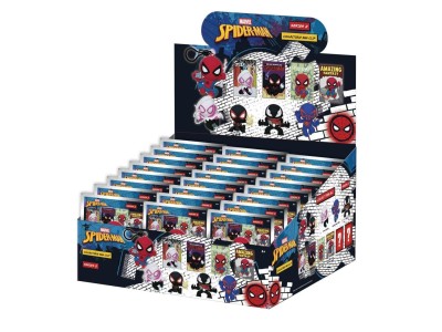 SPIDER-MAN CLASSIC - Series 2 - 3D Foam Bag Clip (Display 24 Pcs) 
