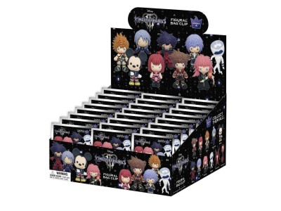 KINGDOM HEARTS - Series 4 - 3D Foam Bag Clip (Display 24 Pcs) 