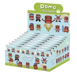 DOMO-KUN - Series 1 - 3D Foam Bag Clip (Display 24 Pcs) 