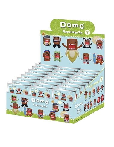 DOMO-KUN - Series 1 - 3D Foam Bag Clip (Display 24 Pcs) 