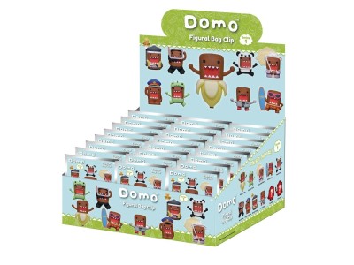 DOMO-KUN - Series 1 - 3D Foam Bag Clip (Display 24 Pcs) 