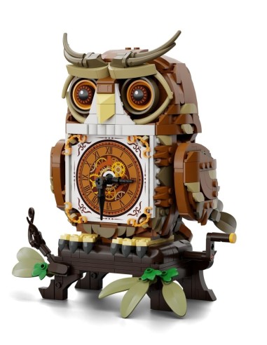 PANTASY - Horloge hibou - Bloc de Construction 897 pcs 