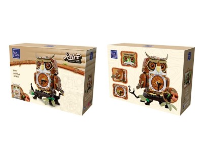 PANTASY - Horloge hibou - Bloc de Construction 897 pcs 