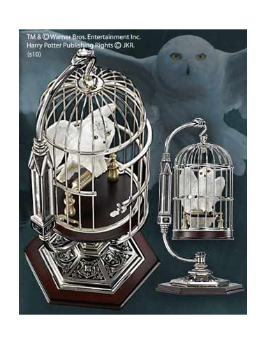 HARRY POTTER - Hedwige Miniature en Cage - 25cm 