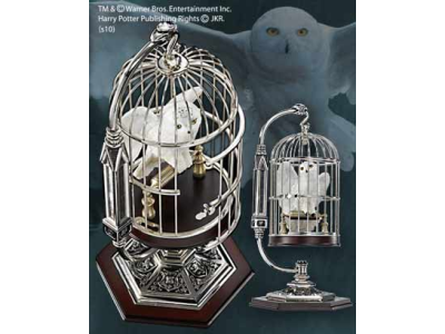 HARRY POTTER - Hedwige Miniature en Cage - 25cm 