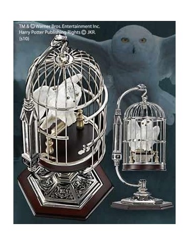 HARRY POTTER - Hedwige Miniature en Cage - 25cm 