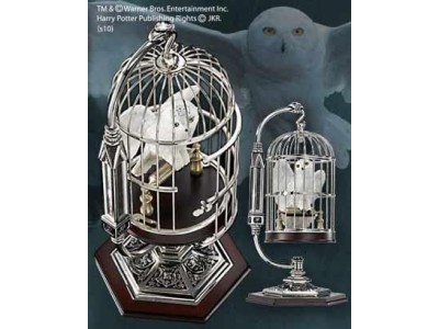 HARRY POTTER - Hedwige Miniature en Cage - 25cm 