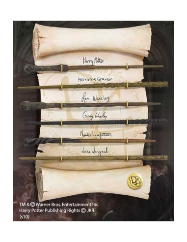 HARRY POTTER - Collection de Baguettes de L'armée de Dumbledore 