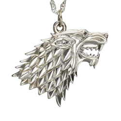 GAME OF THRONES - Pendentif Stark - Silver Edition 