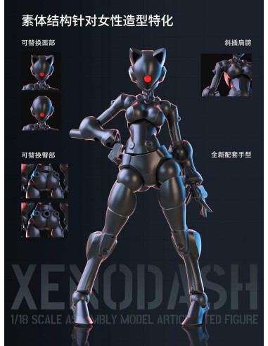 SHEIK MAINLAND - Xenodash (Noir) - Model Kit 1/18 
