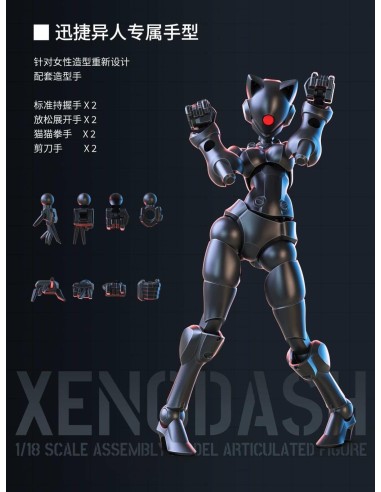 SHEIK MAINLAND - Xenodash (Noir) - Model Kit 1/18 
