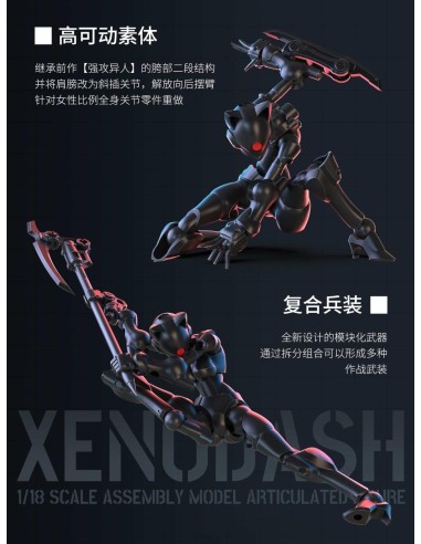 SHEIK MAINLAND - Xenodash (Noir) - Model Kit 1/18 