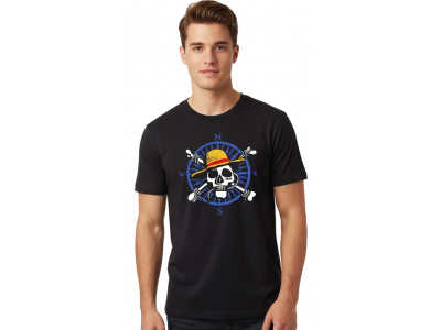 ONE PIECE - Logo Pirate - T-Shirt (M) 