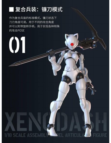 SHEIK MAINLAND - Xenodash (Blanc) - Model Kit 1/18 