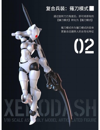 SHEIK MAINLAND - Xenodash (Blanc) - Model Kit 1/18 