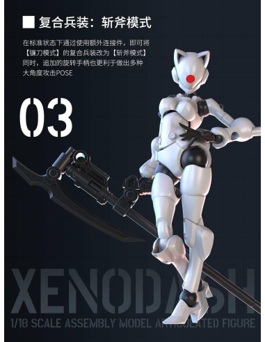 SHEIK MAINLAND - Xenodash (Blanc) - Model Kit 1/18 