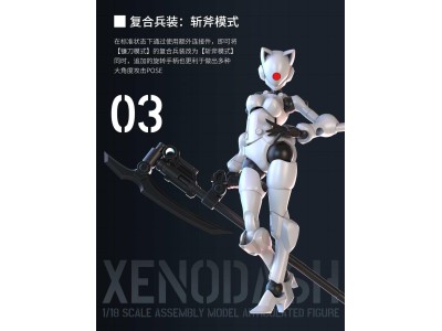 SHEIK MAINLAND - Xenodash (Blanc) - Model Kit 1/18 