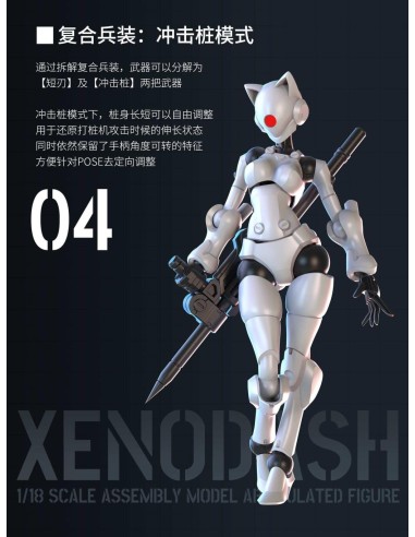 SHEIK MAINLAND - Xenodash (Blanc) - Model Kit 1/18 
