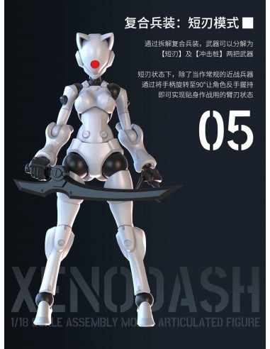 SHEIK MAINLAND - Xenodash (Blanc) - Model Kit 1/18 