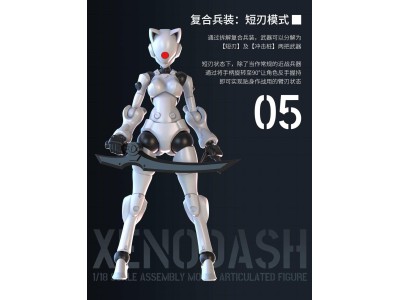 SHEIK MAINLAND - Xenodash (Blanc) - Model Kit 1/18 