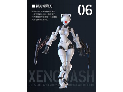 SHEIK MAINLAND - Xenodash (Blanc) - Model Kit 1/18 