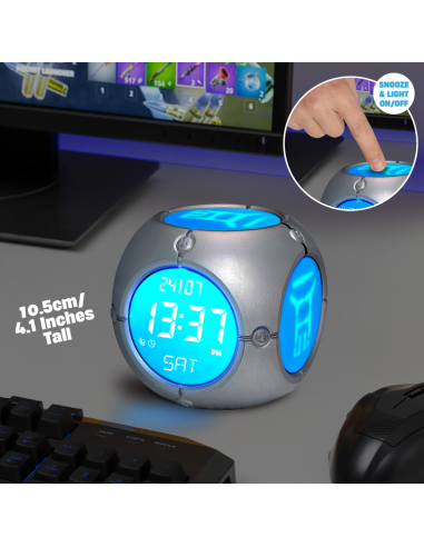 FORTNITE - Port-a-fort - Réveil Lumineux Icon 10.5cm 