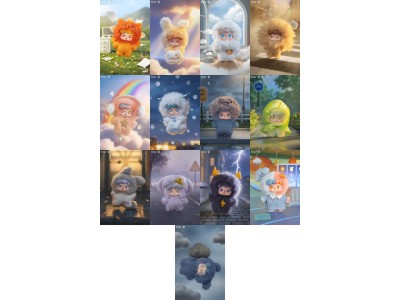 JOTOYS - Q.Kid Weather Series BLIND BOX (12pcs) - 9cm 