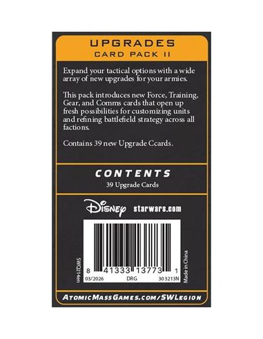 SWL: Universal Upgrade 2 (Card Pack)